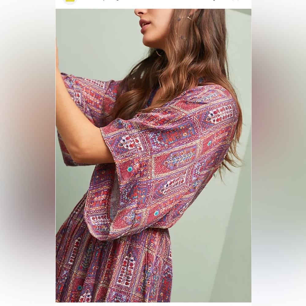 Paisley Long Sleeve Dress
